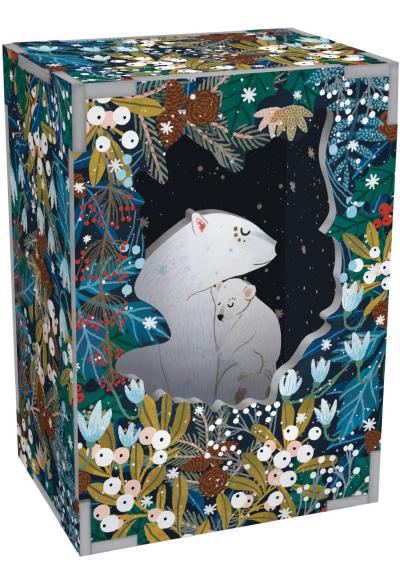 Small Pop & Slot Diorama Polar Bear Bower