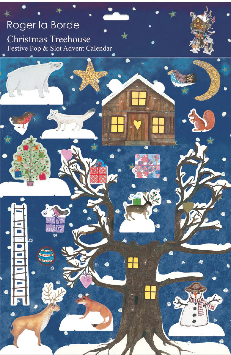 Large Pop & Slot Advent Calendar Christmas Treehouse