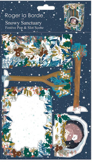 Small Pop & Slot Diorama Beneath Tree Hedgehogs