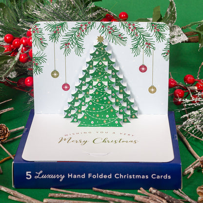 Christmas Card Pack 3D Tree