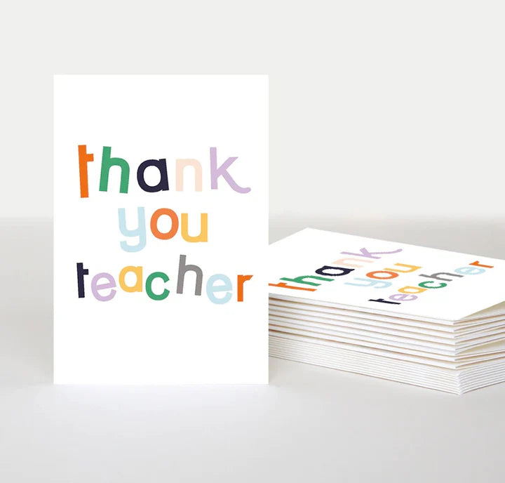 Thank You Teacher Mini Cards 10pk