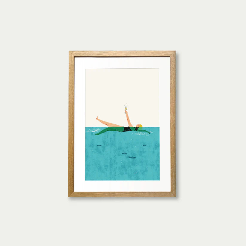 A4 Print Swim & Fizz (No Frame)