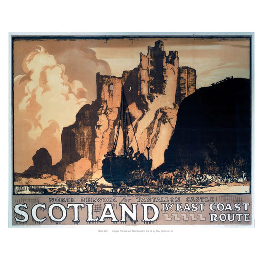 RAIL382 Postcard Scotland
