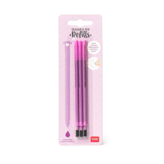 Erasable Pen Refill 3pk Purple