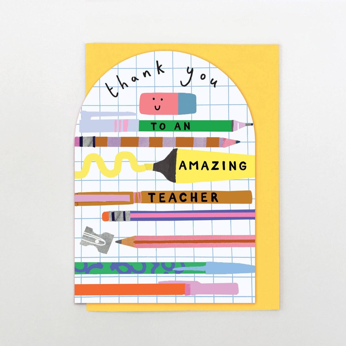 Card Amazing Teacher Pens