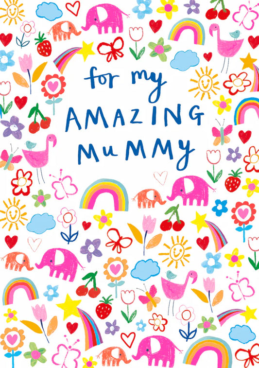 Card Amazing Mummy Drawings