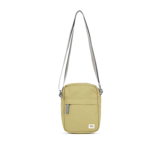 Roka Bond Recycled Canvas Cross-Body Bag Khaki