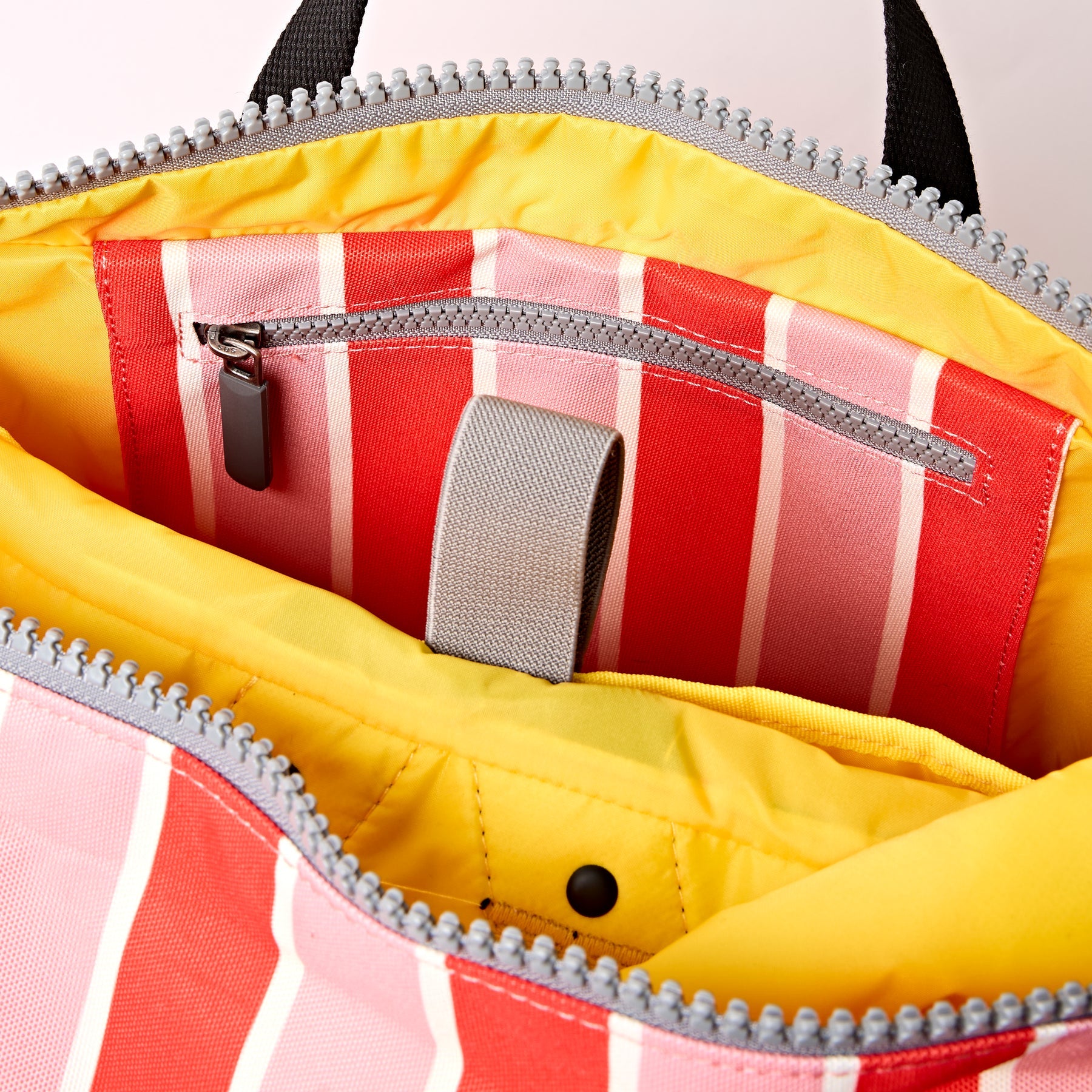 Roka Canfield Backpack Small Canvas (Seaside Stripe) | Roka Bag & Backpacks