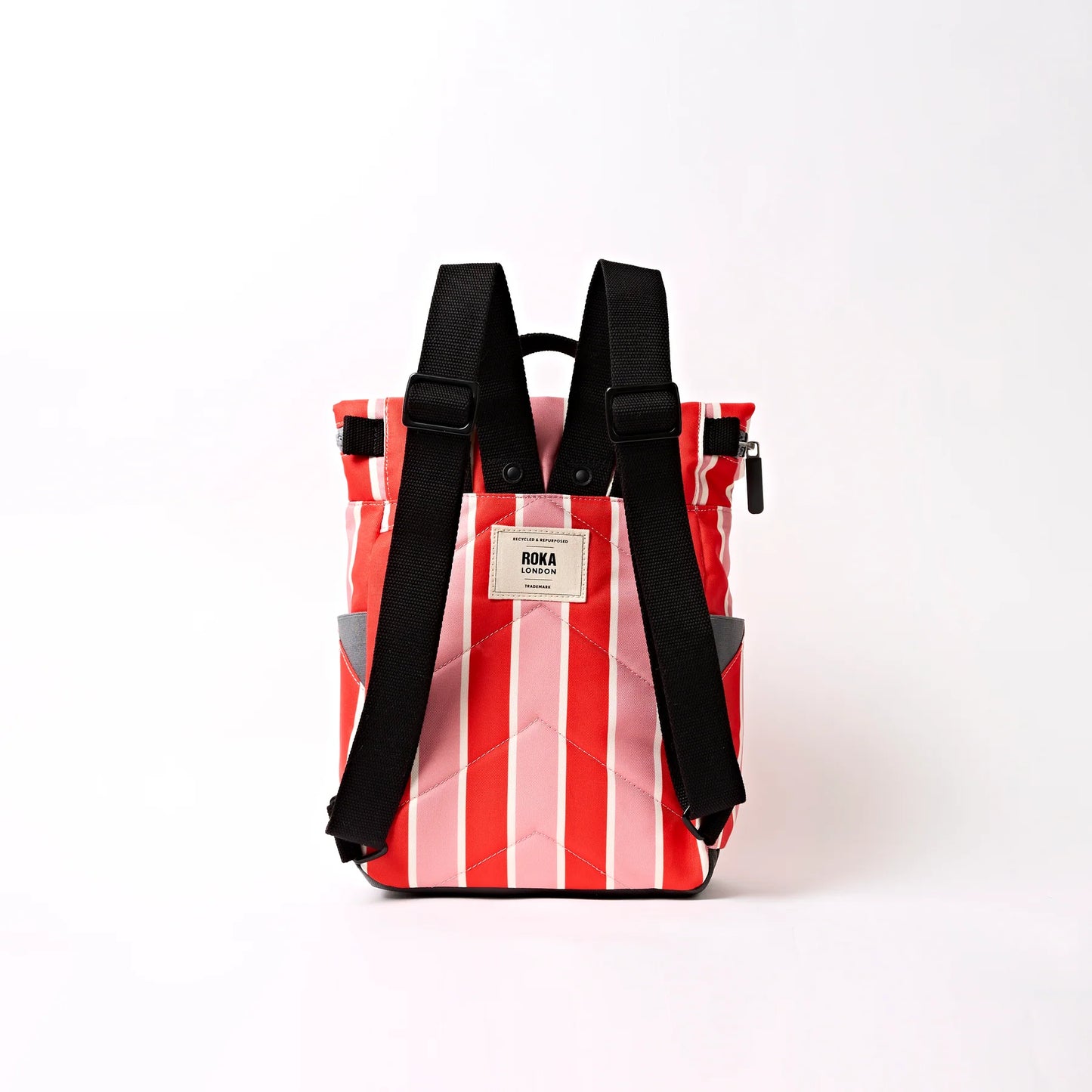 Roka Canfield Backpack Small Canvas (Seaside Stripe) | Roka Bag & Backpacks