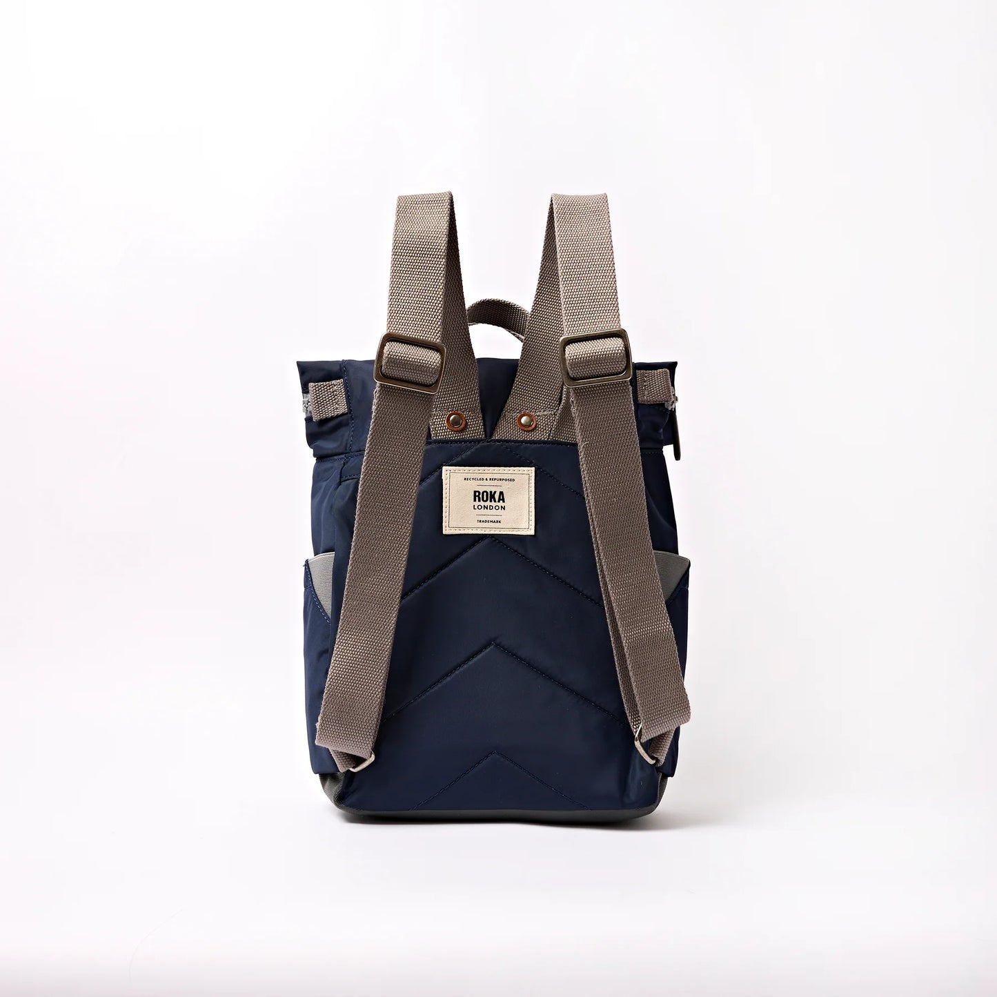 Roka Canfield Backpack Small Nylon (Midnight Stripe) | Roka Bags & Backpacks