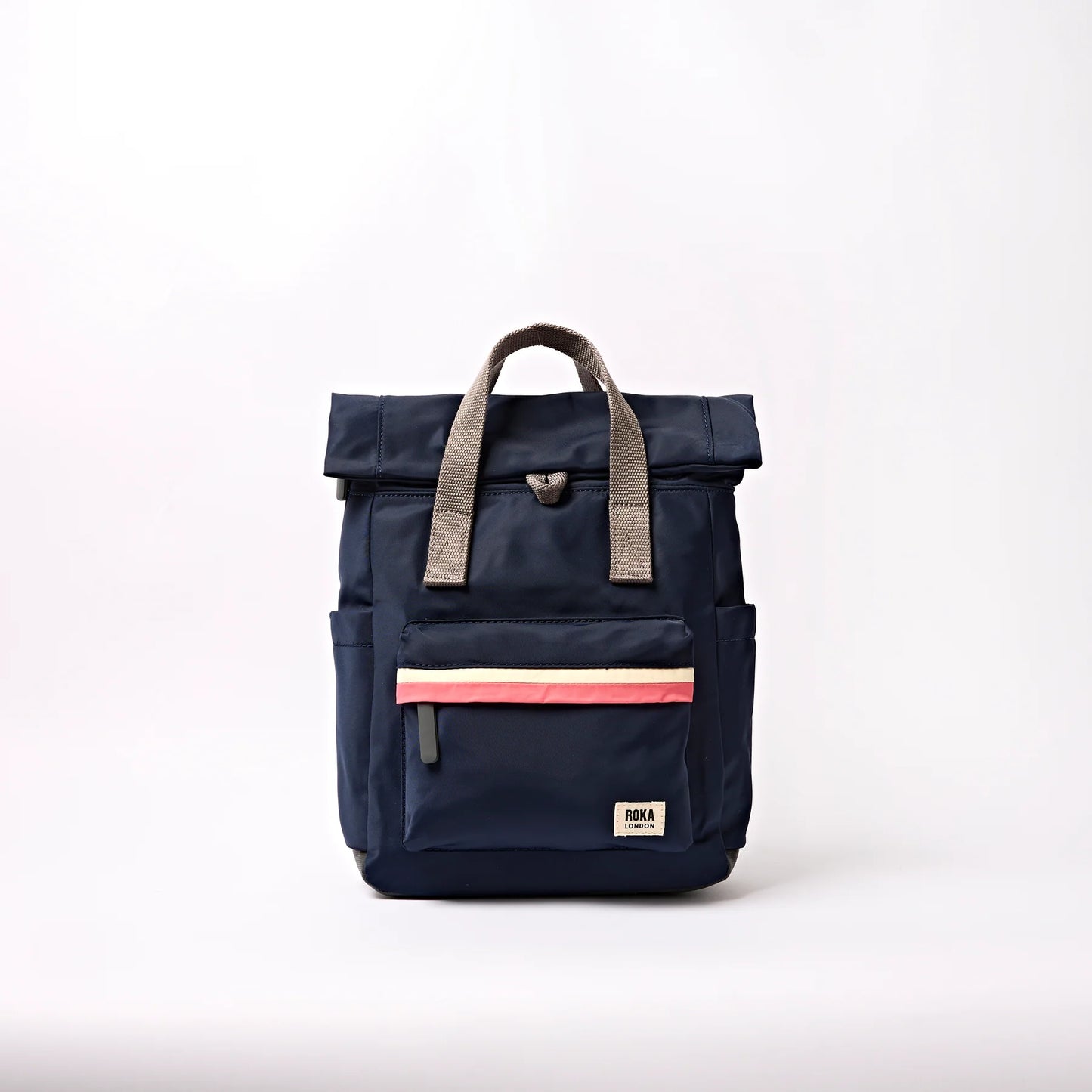 Roka Canfield Backpack Small Nylon (Midnight Stripe) | Roka Bags & Backpacks