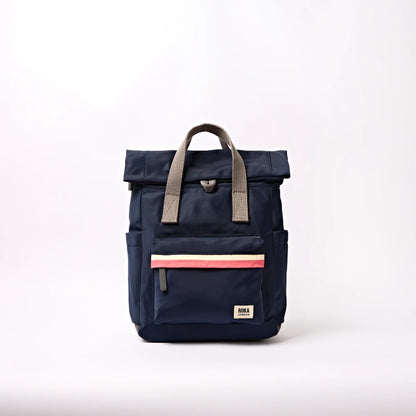 Roka Canfield Backpack Small Nylon (Midnight Stripe) | Roka Bags & Backpacks