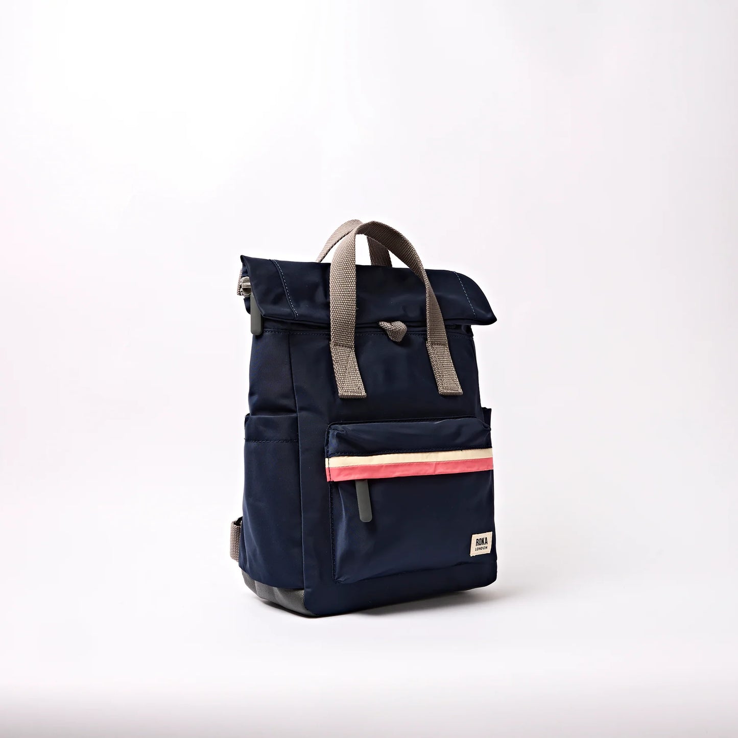 Roka Canfield Backpack Small Nylon (Midnight Stripe) | Roka Bags & Backpacks