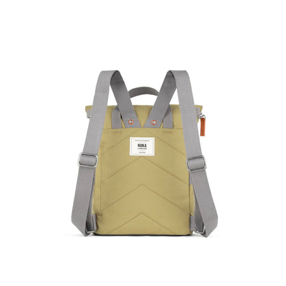 Roka Finchley A Backpack Recycled Canvas Small Khaki