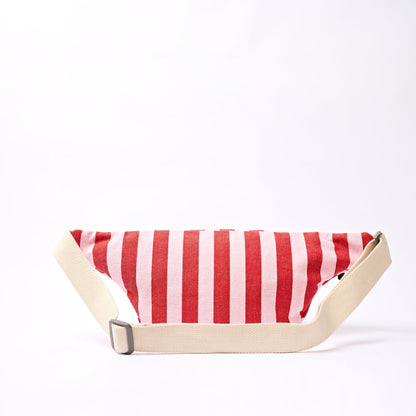 Mill Hill Cotton Crossbody Bag (Strawberry Stripe)