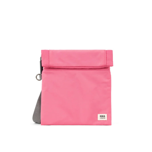 Roka Stratford Cross-Body Bag Recycled Nylon Small (Baroque Pink)