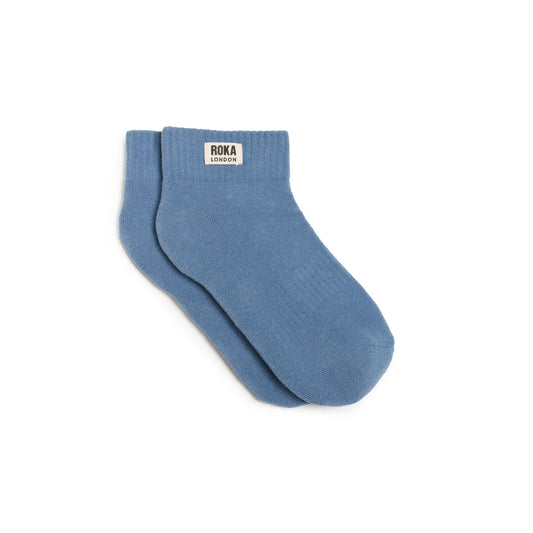 Roka Wembley Cotton Socks UK3-8 (Airforce Blue)