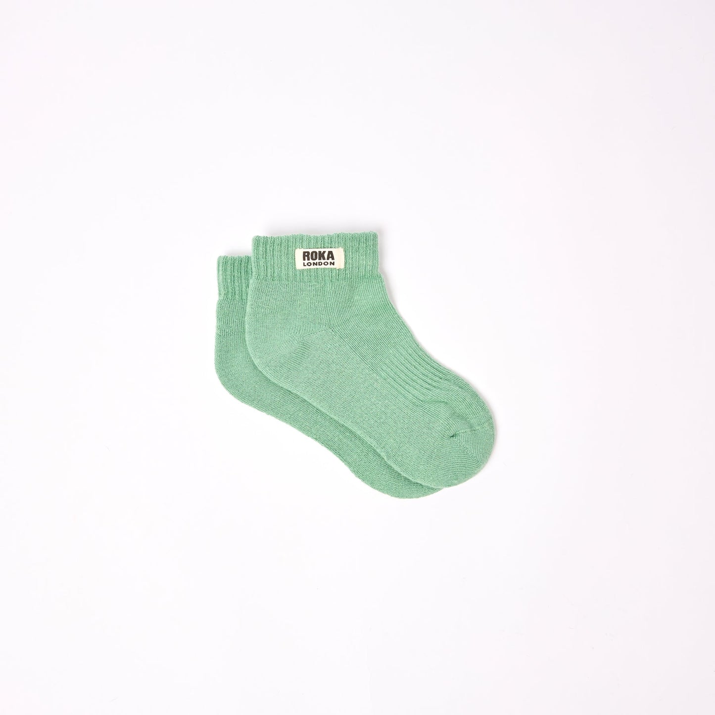 Kids Wembley Organic Cotton Socks Matcha (Age 4-6)