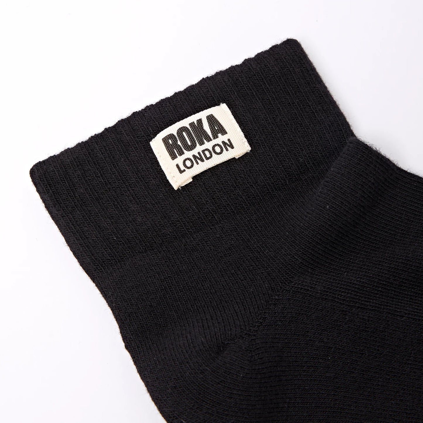 Women's Wembley Organic Cotton Socks (Black)