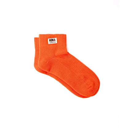 Women's Wembley Organic Cotton Socks (Jaffa Orange)