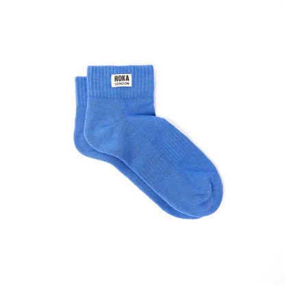 Women's Wembley Organic Cotton Socks (Malibu Blue)