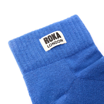 Women's Wembley Organic Cotton Socks (Malibu Blue)