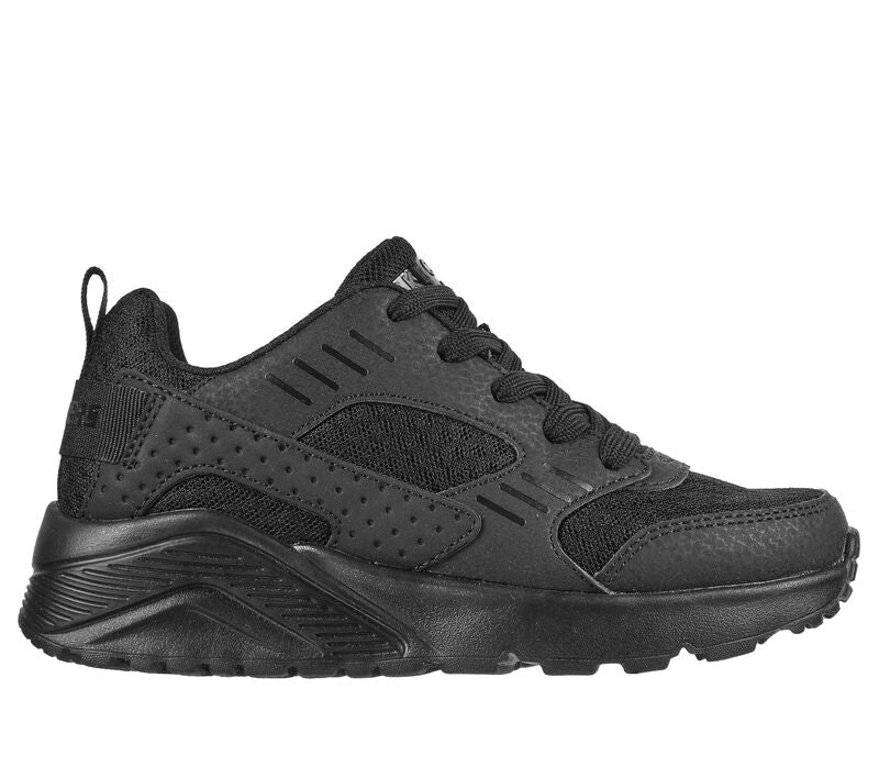 Skechers UNO LITE RONZO Trainers (Black) 32-35 – Flux