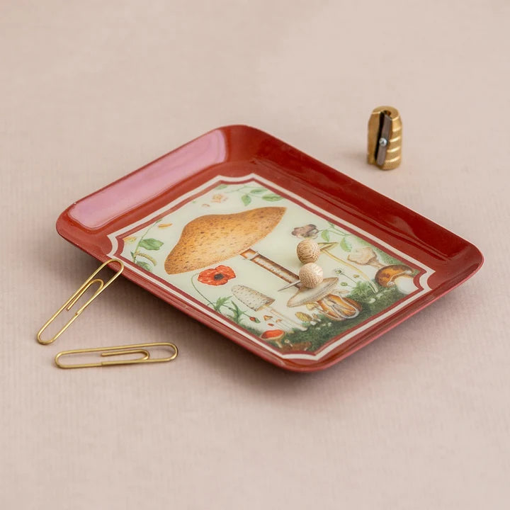 Rounded Rectangular Tray Fungi