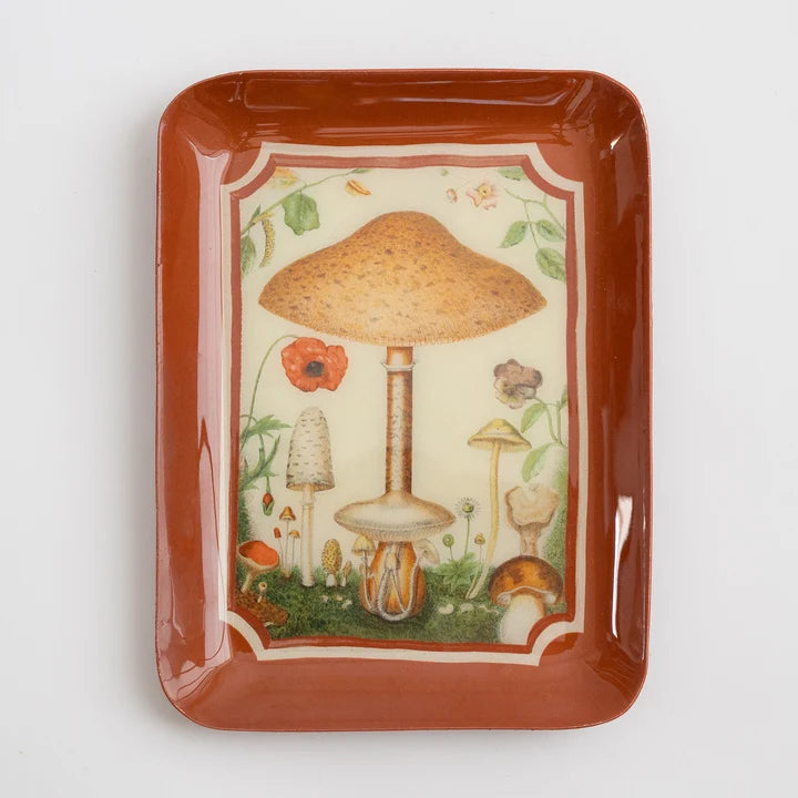Rounded Rectangular Tray Fungi