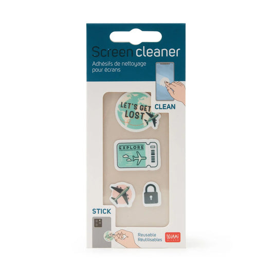 Legami Screen Cleaner Stickers Travel
