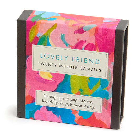 Twenty Minute Beeswax Candles  - Lovely Friend (Abstract)