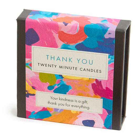 Twenty Minute Beeswax Candles - Thank You (Abstract)