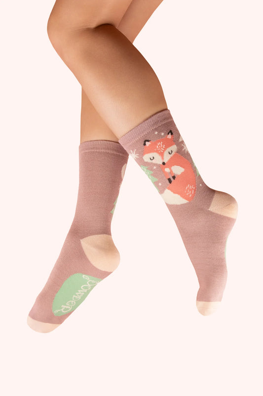 Powder Ankle Socks Scandi Fox Mocca