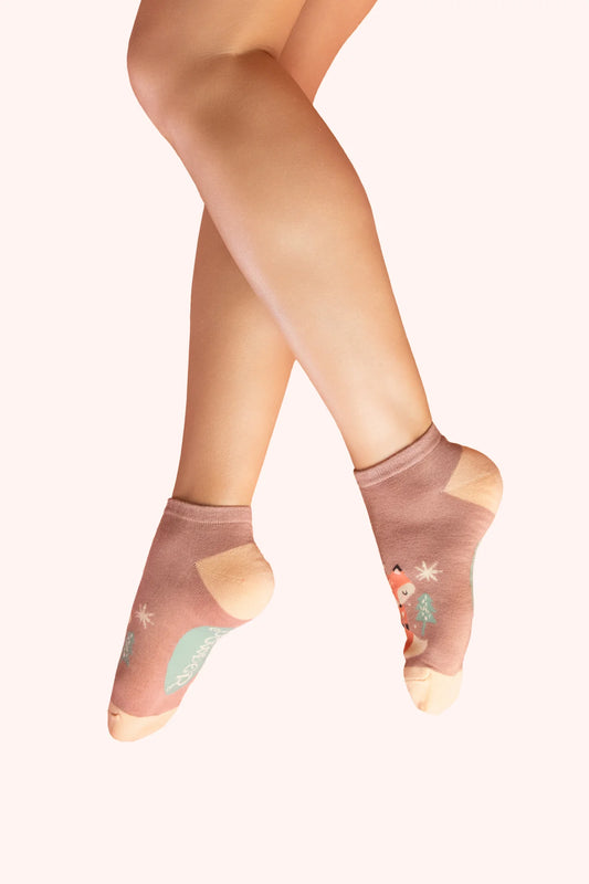 Powder Trainer Socks Scandi Fox
