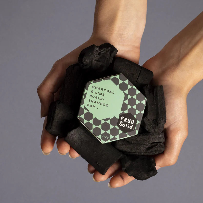 Fruu Scalp & Shampoo Bar Charcoal & Lime