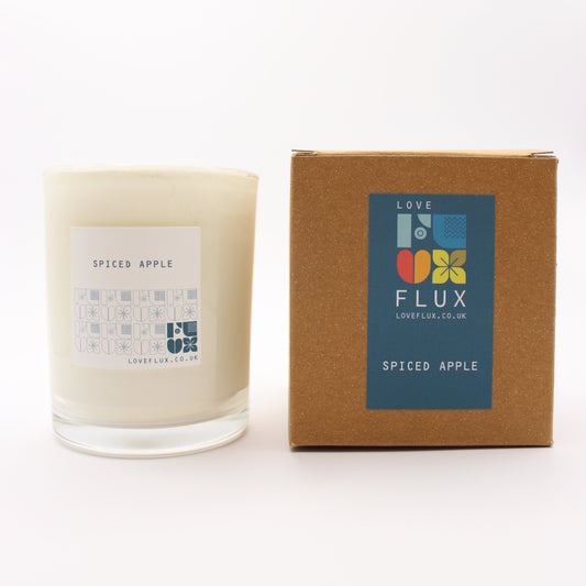 Flux Large Plant Wax Candle - Spiced Apple