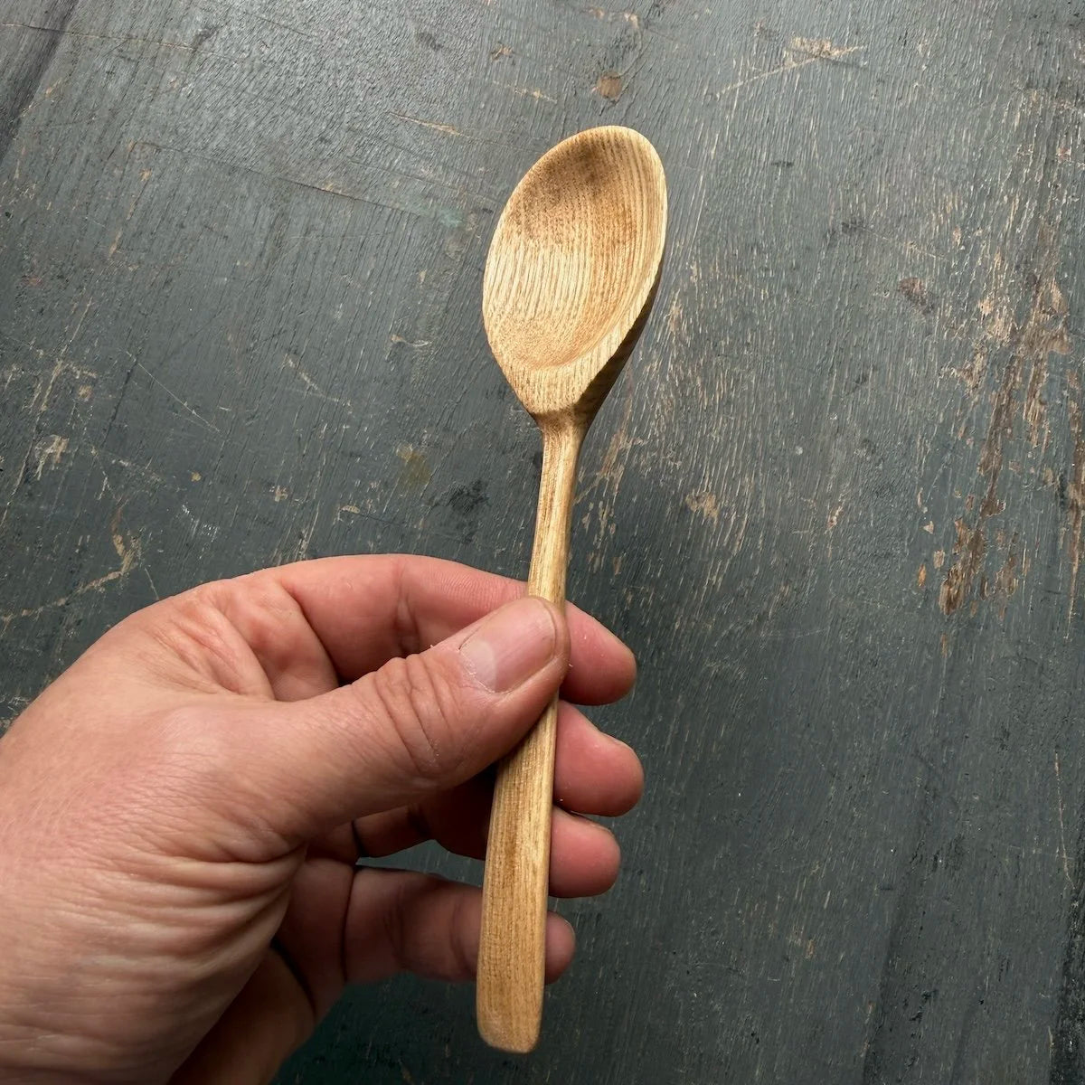 Hand Carved Silver Birch Spoon