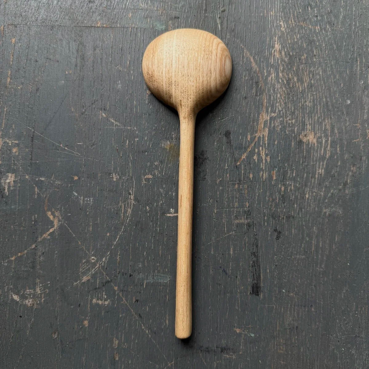 Hand Carved Silver Birch Small Serving Spoon