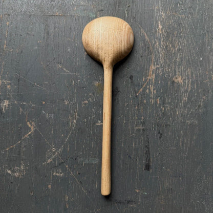 Hand Carved Silver Birch Small Serving Spoon