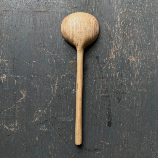 Hand Carved Silver Birch Small Serving Spoon