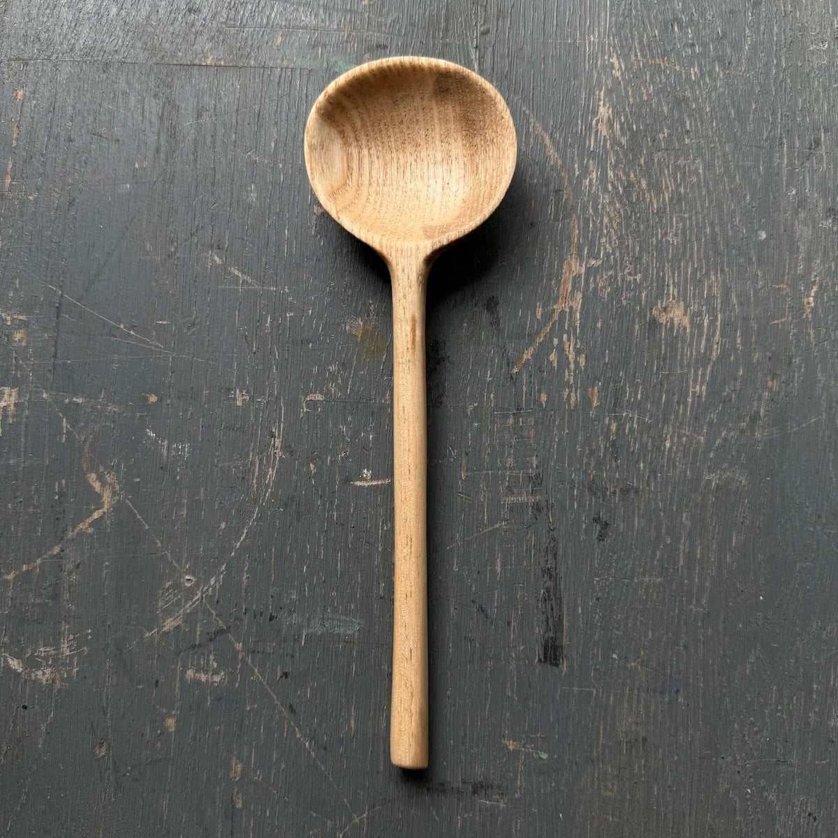 Hand Carved Silver Birch Small Serving Spoon