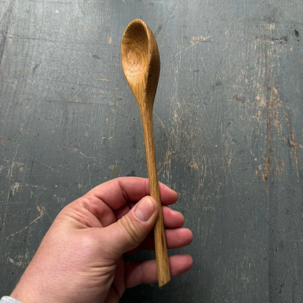 Hand Carved Oak Spoon