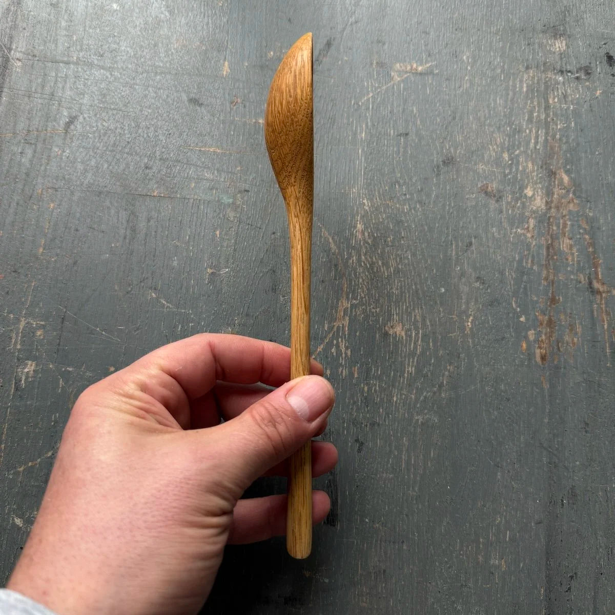 Hand Carved Oak Spoon