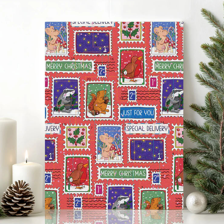 Woodland Stamp Glitter Advent Calendar