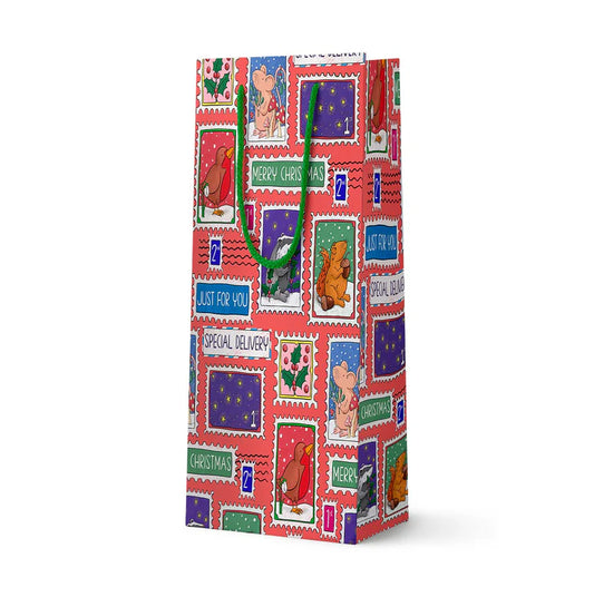 Woodland Stamp Bottle Bag