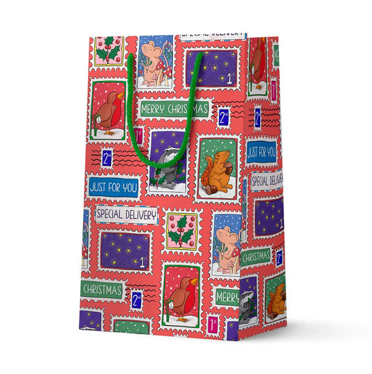 Woodland Stamp Small Gift Bag