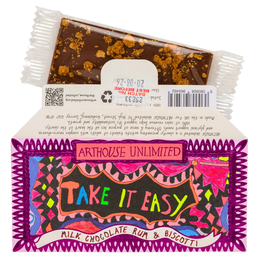 Arthouse Take It Easy - Mini Milk Chocolate Rum & Biscotti