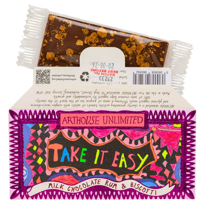 Arthouse Take It Easy - Mini Milk Chocolate Rum & Biscotti