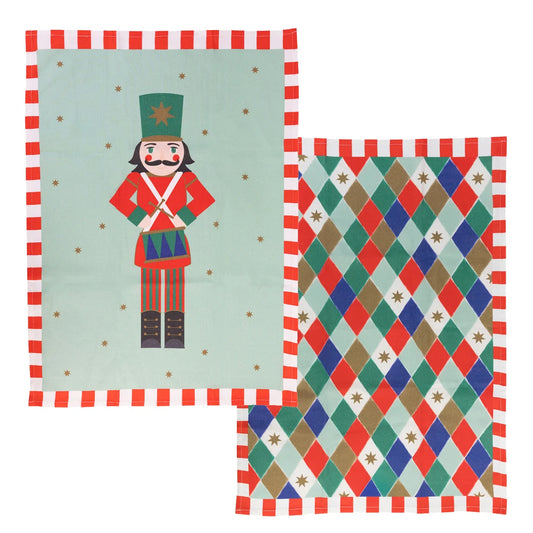 Nutcracker Tea Towels 2 Pack
