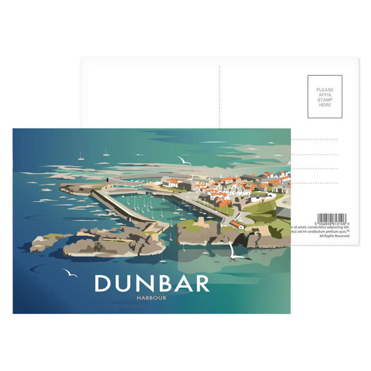 Dunbar Harbour Postcard